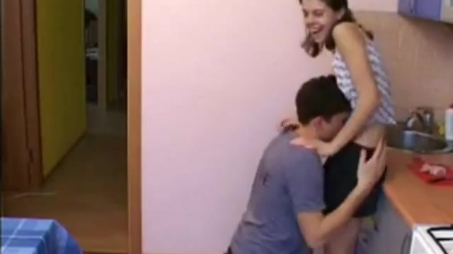 Brother could not resist and fucked his sister on the kitchen table - HD Porn Videos, Sex Movies, Porn Tube 